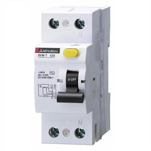 RCCB MITSUBISHI 2P 100A 30mA ( BVW-T )